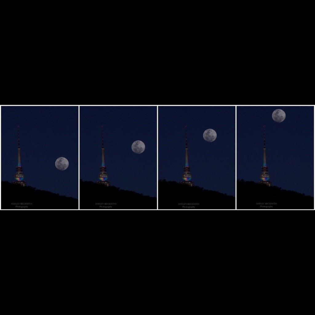 Harvest Full Moon and the Telstra&nbsp;Tower